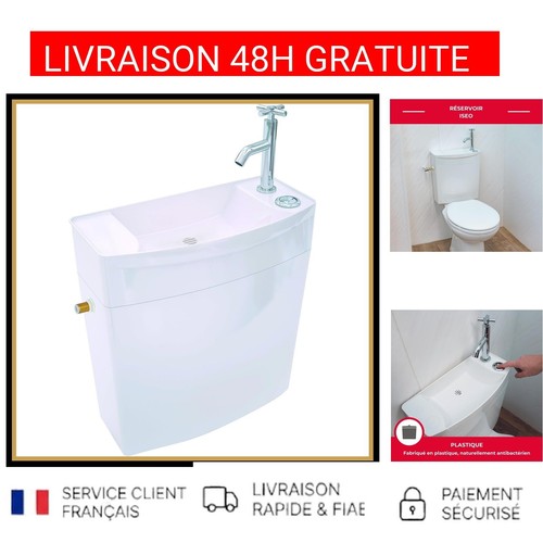 Réservoir lave mains - wc, lave-mains