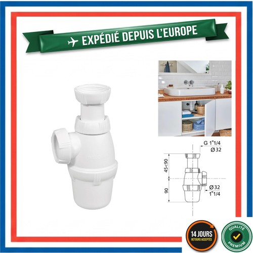 Siphon lavabo réglable en - siphon,